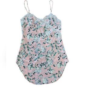 Victoria’s Secret Gold Label Pink & Lace Floral Night Gown, Cottagecore | S